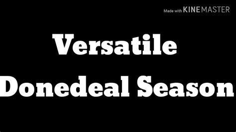 Versatile – Donedeal Season Lyrics 